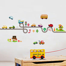 Car cartoon wall stickers