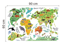 Animals World Map