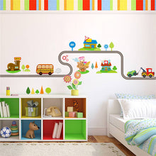 Car cartoon wall stickers